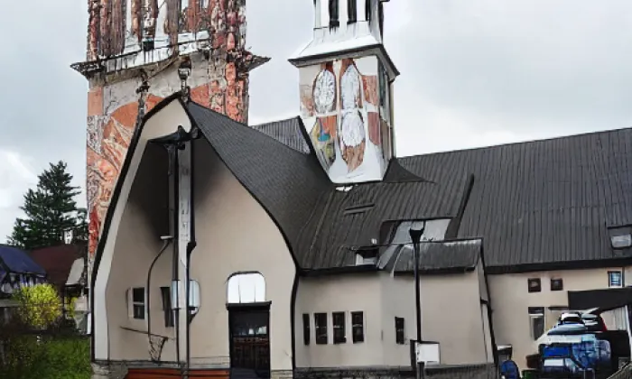 kaple Povýšení svatého Kříže (Kraslice) – léto