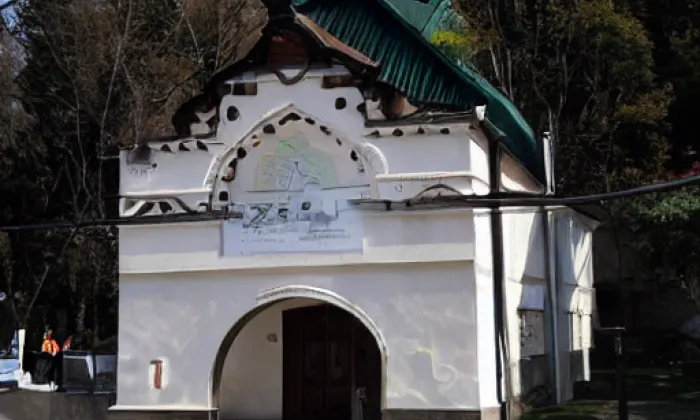 Kaple svaté Alžběty (Luhačovice) – zima
