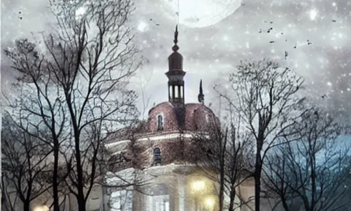 kaple svaté Anny (Bezděkov) – noc