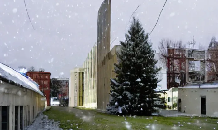 kaple svaté Anny (Divice) – winter