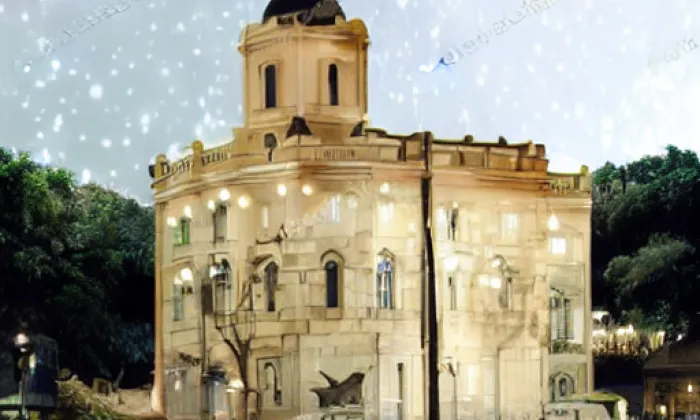 kaple svaté Anny (Jáchymov) – noc