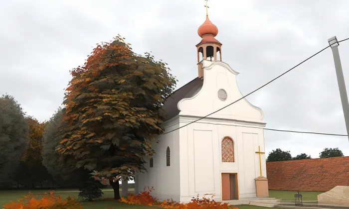 kaple svaté Anny (Prostějov) – autumn