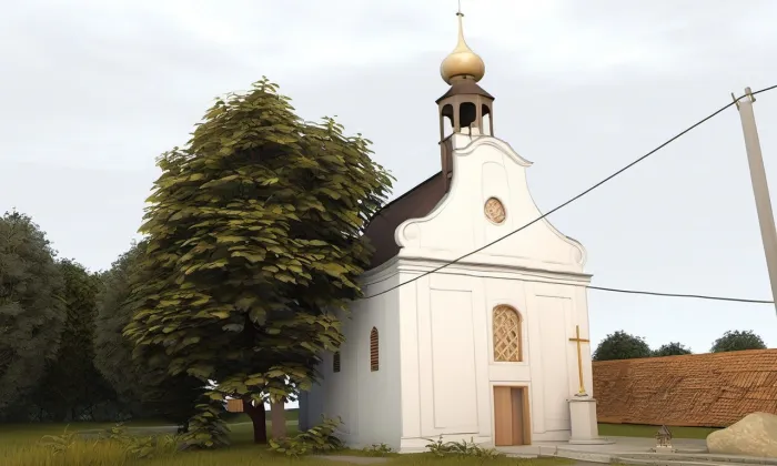 kaple svaté Anny (Prostějov) – noc