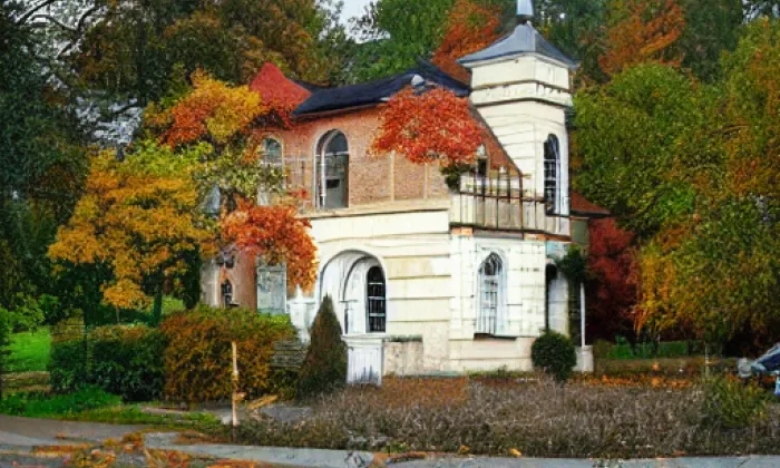 kaple svaté Anny (Satalice) – autumn