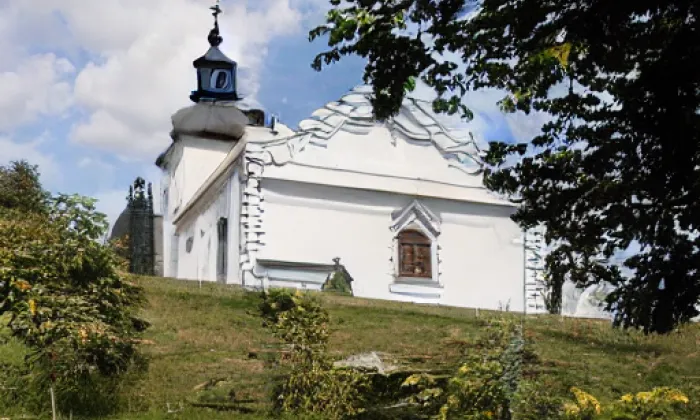 kaple svaté Anny (Vyskeř) – akvarel