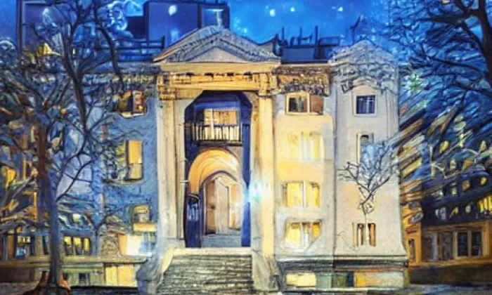 kaple svaté Kateřiny (Nynice) – noc