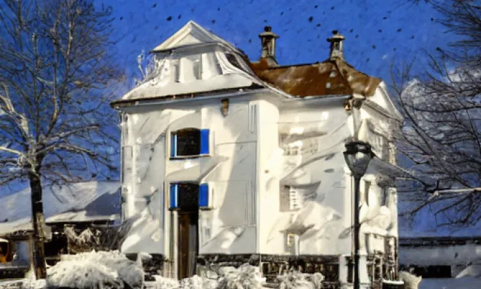 kaple svaté Kateřiny (Nynice) – winter