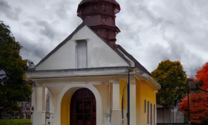 kaple svaté Ludmily (Nahořany) – autumn