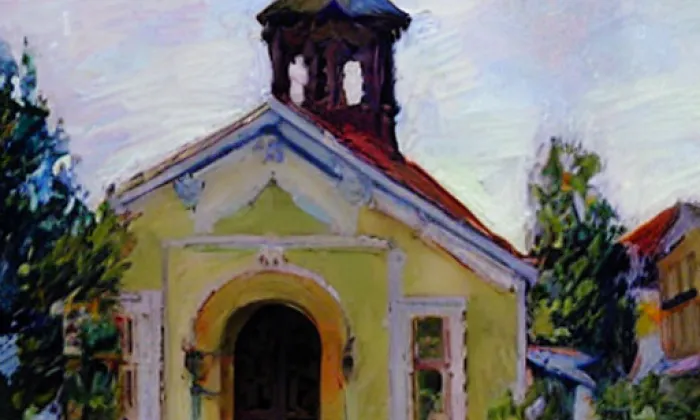 kaple svaté Ludmily (Nahořany) – spring