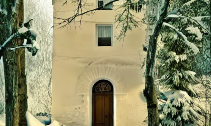 kaple svaté Veroniky – winter