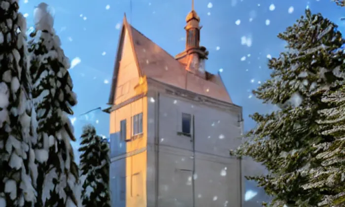 kaple svatého Antonína Paduánského (Radvanec) – winter