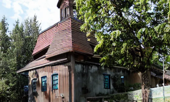 kaple svatého Huberta (Karlova Studánka) – zima