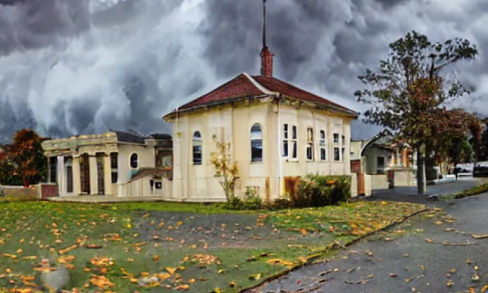 kaple svatého Huberta (Starý Ples) – podzim