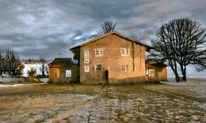 kaple svatého Huberta (Starý Ples) – zima