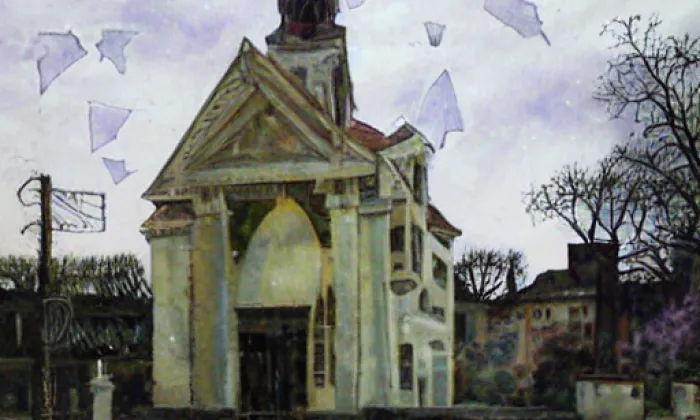 kaple svatého Jana a Pavla (Čakovice) – noc