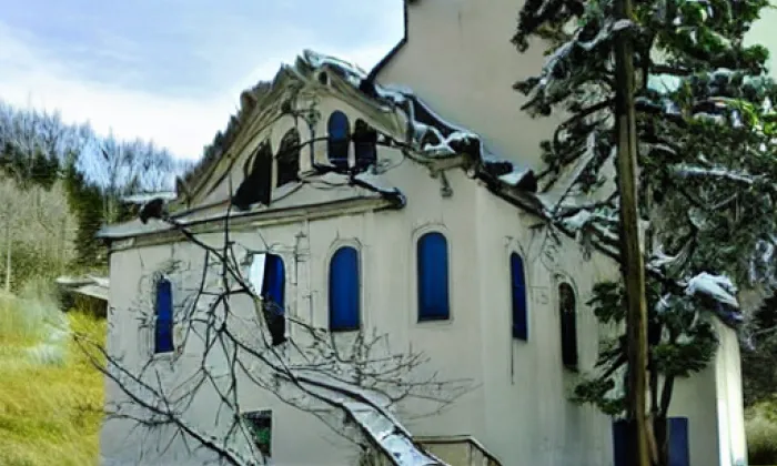 kaple svatého Jana Křtitele (Hodkovice) – winter