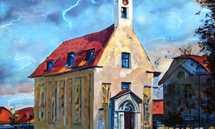 kaple svatého Jana Křtitele (Ledce) – podzim