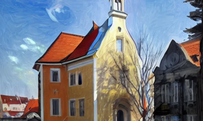 kaple svatého Jana Křtitele (Ledce) – jaro