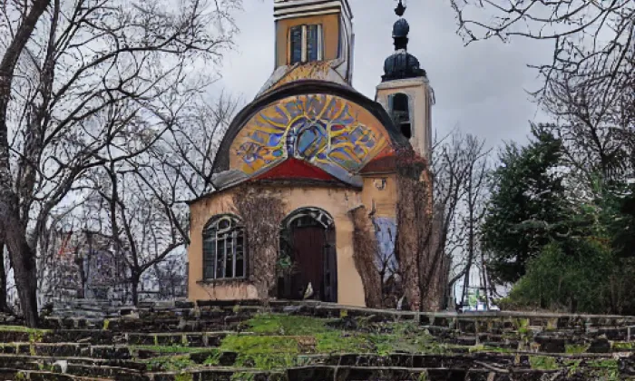 kaple svatého Jana Křtitele (Všenory) – zima