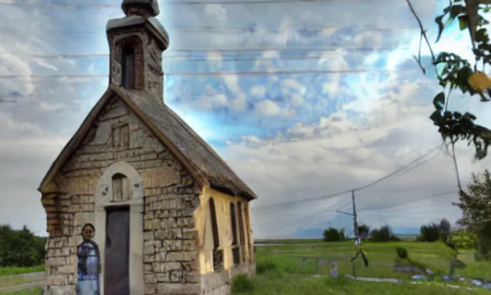 kaple svatého Jana Nepomuckého (Budišov nad Budišovkou) – akvarel