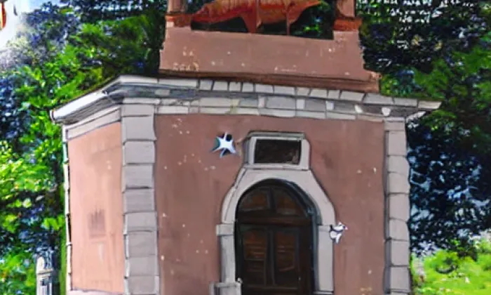 Kaple svatého Jana Nepomuckého (Horní Vltavice) – noc