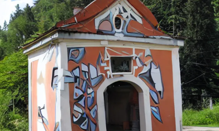 Kaple svatého Jana Nepomuckého (Horní Vltavice) – zima