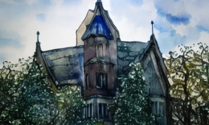 Kaple svatého Jana Nepomuckého (Letohrad) – akvarel