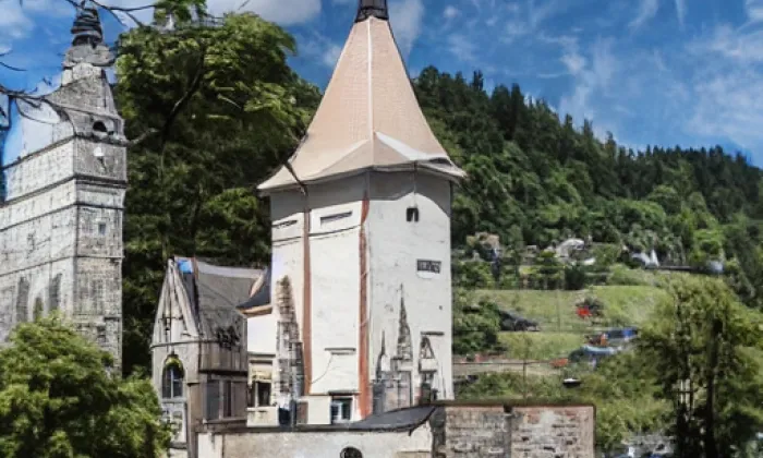 kaple svatého Prokopa (Dolní Hluboká) – summer