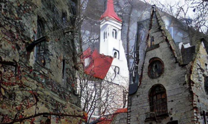 kaple svatého Václava (Troja) – léto