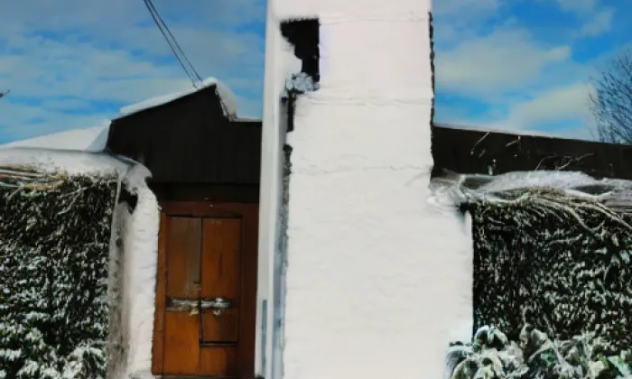 kaple svatého Vojtěcha v Senohrabech – winter