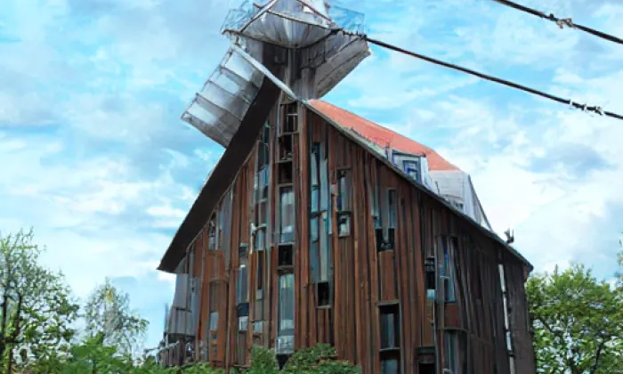 kaple v Chebzí – autumn