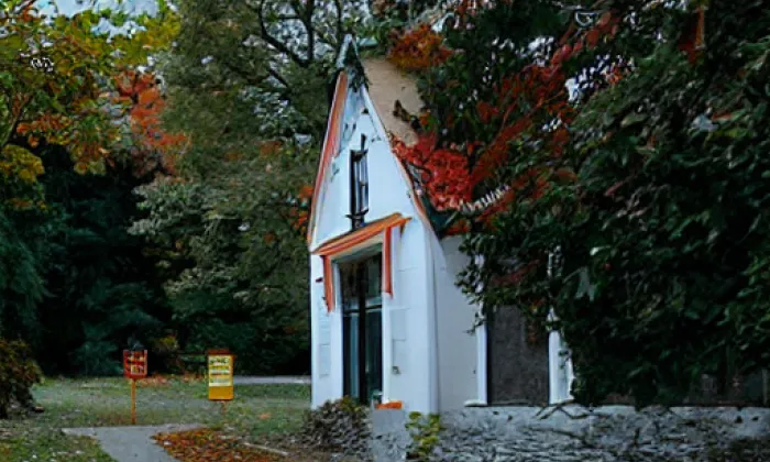 Kaple východně od Dolců – podzim