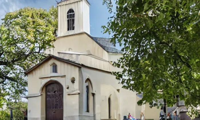 Kaple Všech svatých země české – akvarel