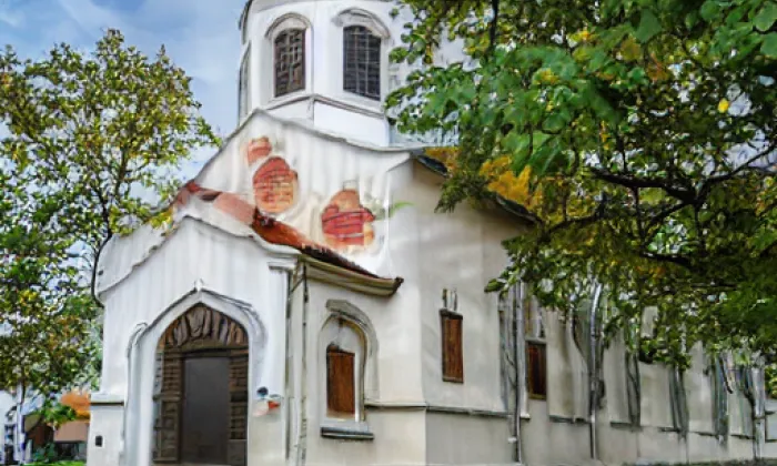 Kaple Všech svatých země české – noc