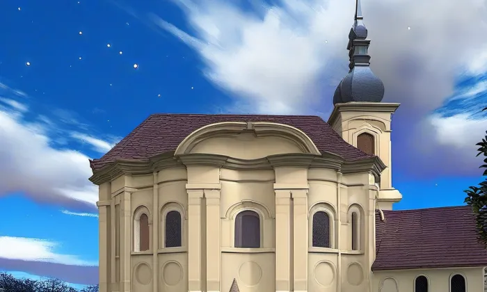 kaple Zjevení Páně – noc