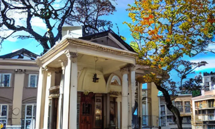 Kaplička Nejsvětější Trojice (Bezděkov pod Třemšínem) – autumn