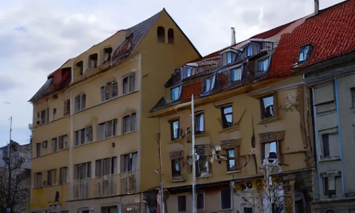 Kapucínský klášter na Jejkově – akvarel
