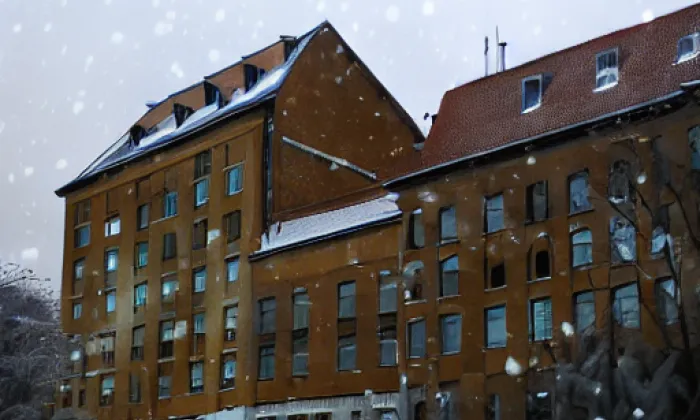 Kapucínský klášter na Jejkově – zima