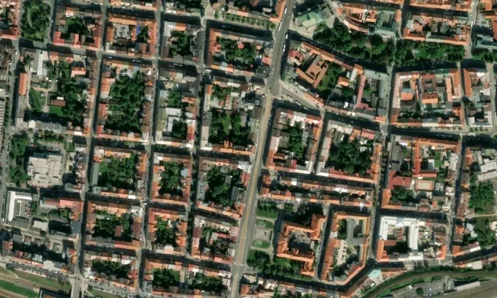 Kardinála Berana 15 – letecký pohled