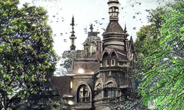 Karpatský chrám svatého archanděla Michaela – noc
