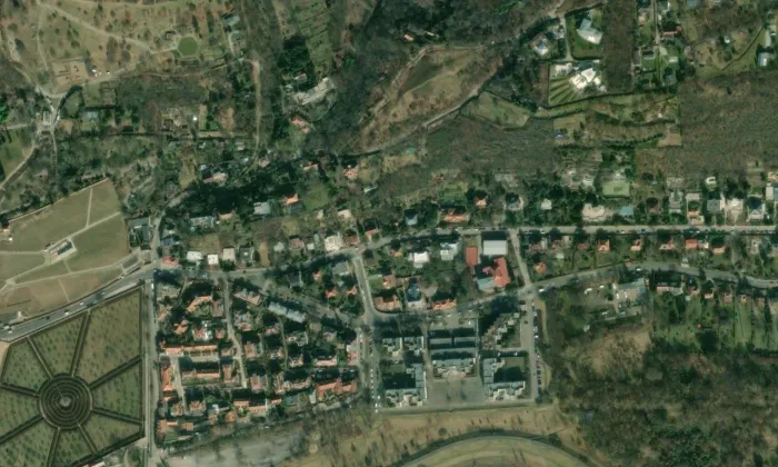 Kazanka – letecký pohled