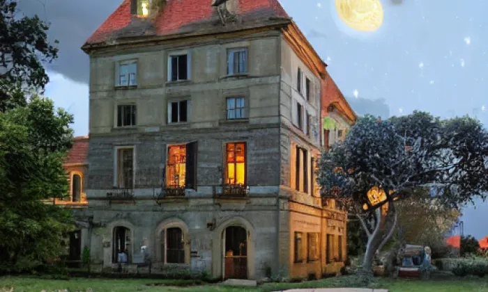 Kestřany – noc