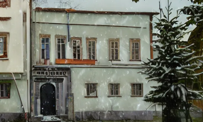Klášter kapucínů v Liberci – winter