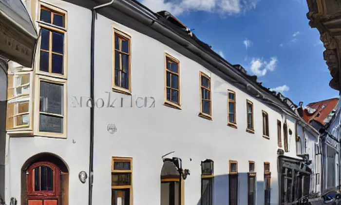 klášter minoritů v Brně – akvarel