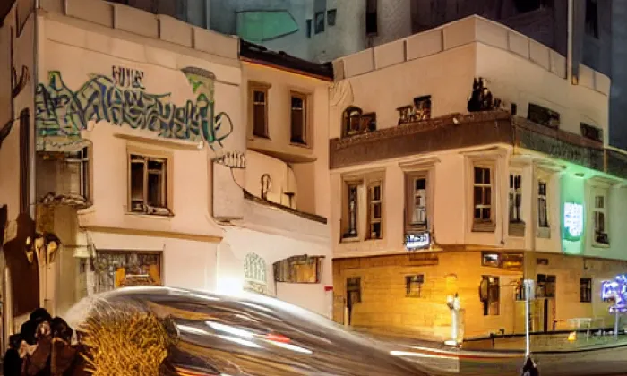 Klášter Nížkov – akvarel