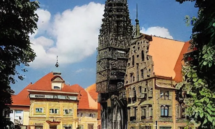 Klášter Oslavany – noc