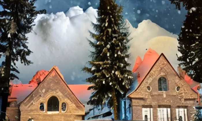 Klášter Oslavany – winter