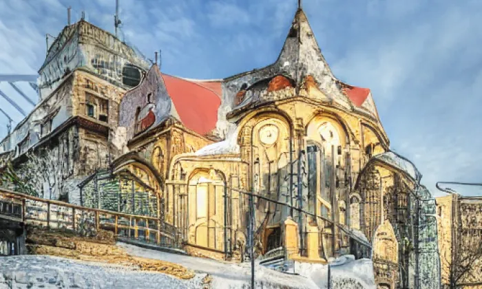 Klášter Sezemice – zima