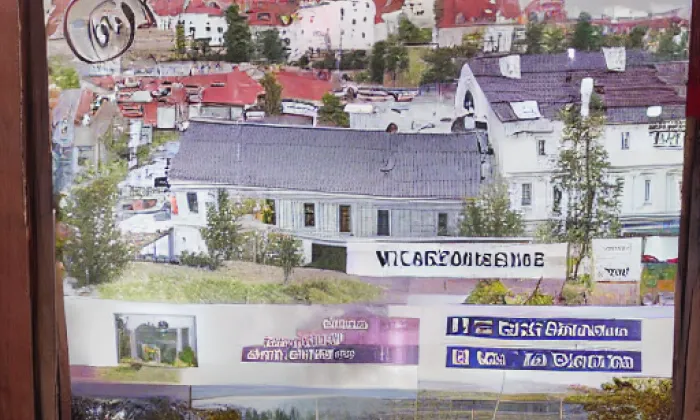 Klášter Thronus Regis – akvarel