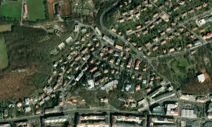 Klikovka – letecký pohled
